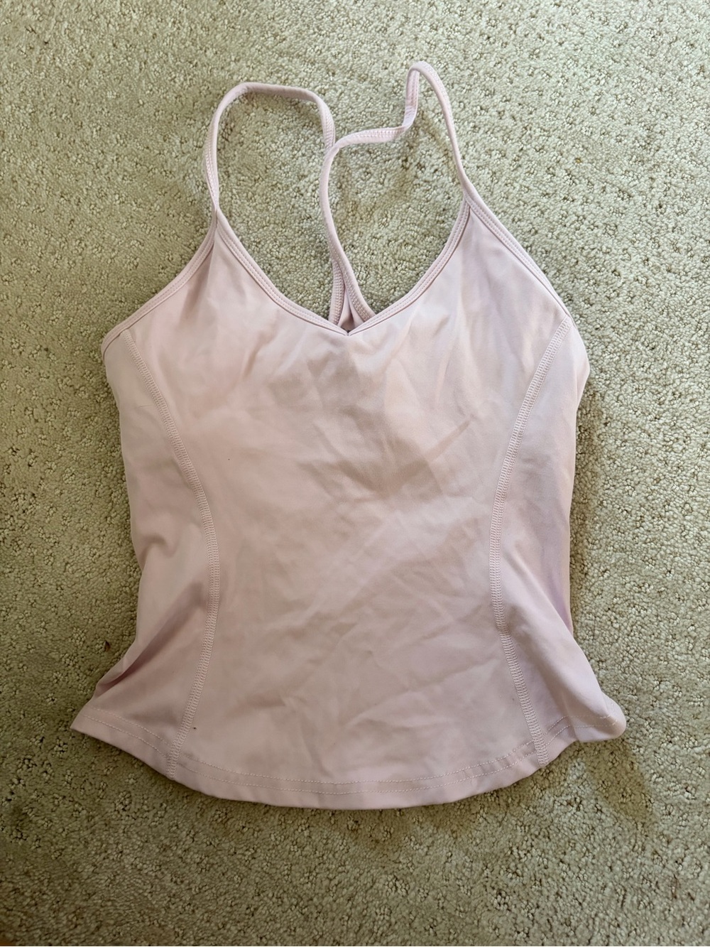 Garage Pale Pink Crisscross Strap Camisole